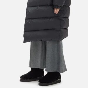 Alexander Wang Yumi Black Shearling Studded Ankle Boots - Size 39 (US 9)